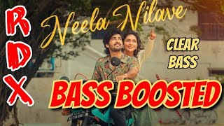 Neela Nilave  RDX BASS BOOSTED  clear bass 🔉🔉 rdx malayalam neelanilave [upl. by Amersham]