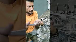 Honda cd 200 roadmaster engine overhaul cd200 engine head ringpiston crankshaft timingchain [upl. by Shalna443]