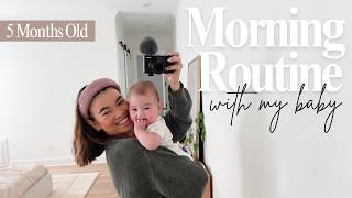 Morning routine with my baby ❤️ 5 months old [upl. by Castillo]