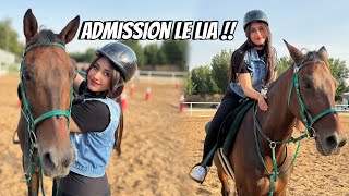 Horse Riding school ma admission le Lia 🐎😁  bachpan ka khuwab alizehjamali [upl. by Yelra]