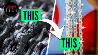 Mountain Bike Drivetrain Deep Clean  How To Wash amp Degrease Your Chain [upl. by Kerrill]