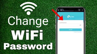 How To Change WiFi Password In Mobile 2024  WiFi Password Change  TpLink [upl. by Novart985]