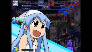 MUGEN  Team Ika Musume vs Team Inkling Girl [upl. by Rogergcam759]