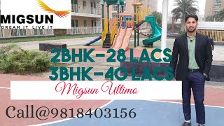 Migsun UltimoGreater noidaflats in Greater noida near parichowkCall9818403156 [upl. by Swee]