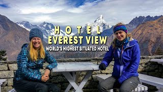 HIKING TO EVEREST VIEW HOTEL  WORLDS HIGHEST SITUATED HOTEL  EBC TREK ACCLIMATIZATION DAY [upl. by Kevyn970]