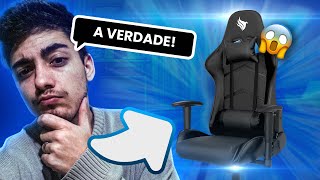 cadeira gamer pichau Donek preta  Review após 3 meses de uso [upl. by Wollis]