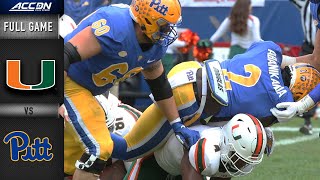 Miami vs Pitt Full Game  2021 ACC Football [upl. by Muriah653]