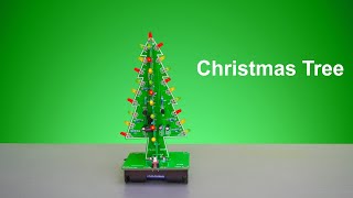 JLCPCB 1amp2 Layer PCB Assembly DIY Project Christmas Tree [upl. by Ailugram519]