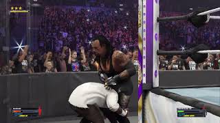 WWE 2K24 MANKIND VS UNDERTAKER HELL IN A CELL MATCH [upl. by Jerad836]