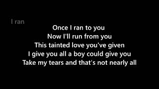 Marilyn Manson  Tainted Love Lyrics [upl. by Enigroeg]