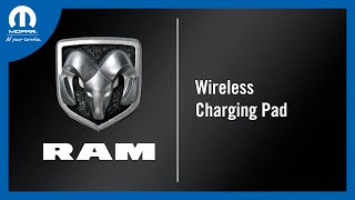 Wireless Charging Pad  How To  2023 Ram 1500 DT [upl. by Sansbury]