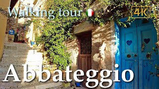 Abbateggio Abruzzo Italy【Walking Tour】History in Subtitles  4K [upl. by Els890]