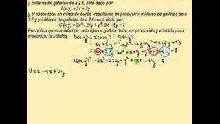 PROBLEMA DE MAXIMOS Y MINIMOS DE UNA FUNCION DE 2 VARIABLES [upl. by Holcomb]