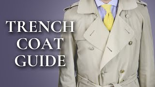 Trench Coat Guide  How To Wear amp Buy A Burberry or Aquascutum Trenchcoat [upl. by Joanne]