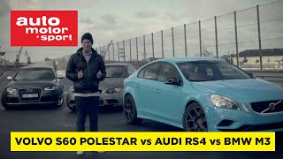 Volvo S60 Polestar vs Audi RS4 och BMW M3 [upl. by Samaria]