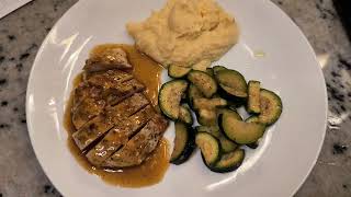 Chicken With ApricotDijon Sauce from EveryPlate [upl. by Anitrak]