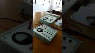 Lcr circuit experiment in vasavi college of engineering by chandu [upl. by Ahsika]