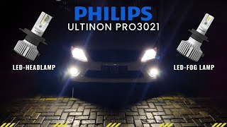 Philips Ultinon Pro3021 Headlamp amp Fog Lamp [upl. by Adnomal452]