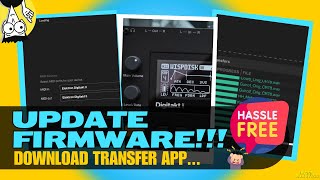 Elektron Digitakt II  Easily Update Firmware Using Transfer App [upl. by Lamee798]