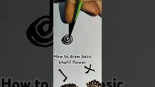 🥰Basic khafif flower henna mehenditatto trending hennaart shorts viralvideo [upl. by Marsha]