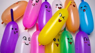 Funny Random Mixed Character Balloons Mixing Things Into Slime Satisfying Slime Balloons Video 272 [upl. by Berthold294]