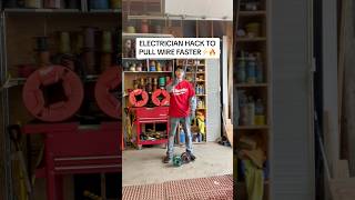 Milwaukee Tool Secret on how to pull wire wire faster for electricians milwaukeetools electrican [upl. by Odirfliw]