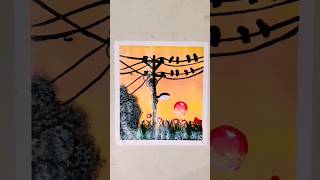 Easy Gouache Landscape  newsong  art  painting  gouache  landscape [upl. by Biggs964]