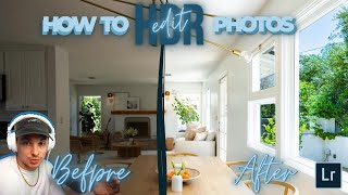 How To Edit Luxury HDR Real Estate Photos In Lightroom  FREE PRESET  Window Pulls Brushes etc [upl. by Lewap]