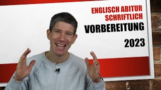 Abitur Englisch 2023  das OFFIZIELLE VIDEO zur Vorbereitung🙂 [upl. by Lewie]