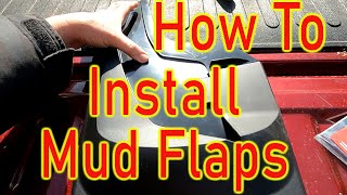 How To Install WeatherTech NoDrill Mud Flaps for Dodge Ram Truck 25003500 [upl. by Rollins]