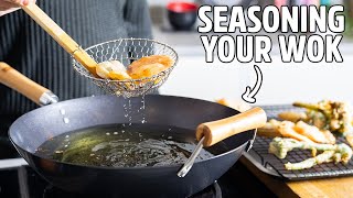 Seasoning a Wok on an Induction Cooktop  Dr Wok Sessions [upl. by Hesper224]