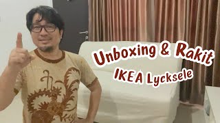 Unboxing amp Rakit Sofabed IKEA Lycksele [upl. by Burleigh901]