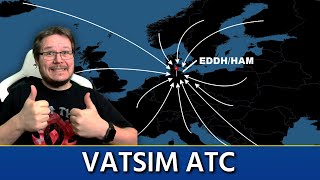 EDDH Hamburg Approach  Vatsim ATC [upl. by Cerelia]