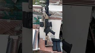 Shooting my MWS airsoftvideos airsoftgbb fakegun airsoftfeb bbgun [upl. by Urson]