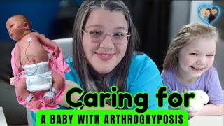 Caring for a baby with Arthrogryposis  AMC Awareness Day 4 [upl. by Sadler]