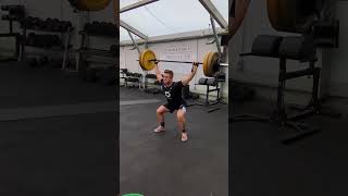 Arraché départ genoux 95kg  hang Snatch 95kg [upl. by Malkin]