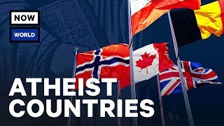 What Are The Most Atheist Countries  NowThis World [upl. by Nirmak]