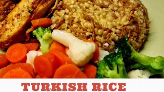 Turkish bulgur ricepilaf recipe by Nuras cooking hub [upl. by Ettelegna]