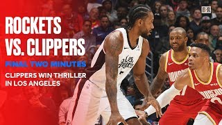 Final 2 Minutes of Rockets vs Clippers Thriller  Nov 22 2019 [upl. by Einnaffit484]