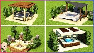 Minecraft 5 Best Hot Tub Build Ideas [upl. by Etteraj]