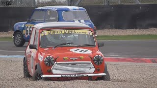 Donington Park CrashesHighlights BRSCC 2015 [upl. by Akcirederf]