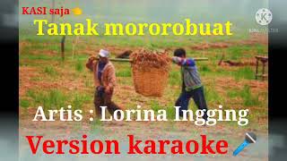 TANAK MOROROBUAT karaoke [upl. by Binah]