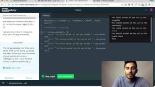 Codecademy  Python Tutorial 7 [upl. by Yarazed7]