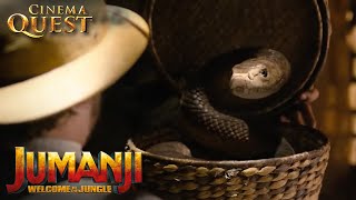 Jumanji Welcome To The Jungle  Beware Of The Snake ftKevin Hart Dwayne Johnson  Cinema Quest [upl. by Ahcurb]