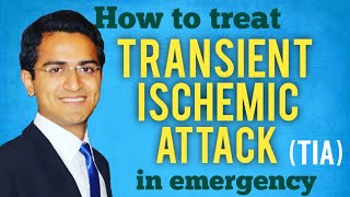 Transient Ischemic Attack TIA Emergency Treatment amp Management Symtoms Medicine Lecture USMLE [upl. by Yasibit]