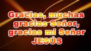 Gracias señor gracias mi señor Jesus  Marcos Witt [upl. by Hanikahs]