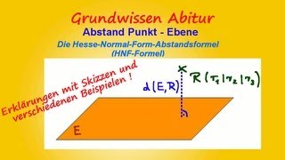 Abiturwissen zur HNFFormel mit Beispielen [upl. by Steele]