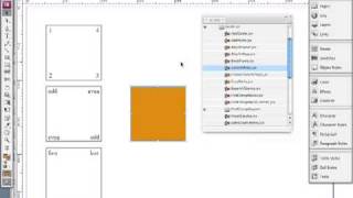 Using Scripts in InDesign CS3 CornerEffects [upl. by Etnoval818]