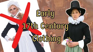 Getting Dressed in Early 17th Century Historical Clothing 16001625 [upl. by Nayrb]