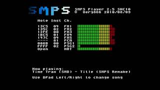 SMPS Remake Time Trax Genesis  Title Screen [upl. by Edbert691]